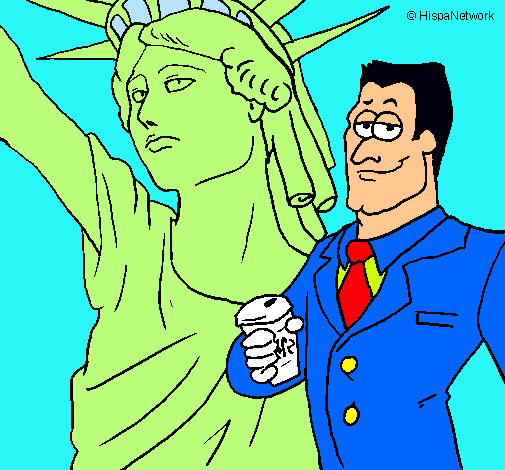 Dibujo Estados Unidos de América pintado por Gbt32