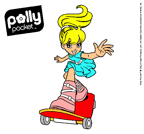 Dibujo Polly Pocket 7 pintado por adhy01