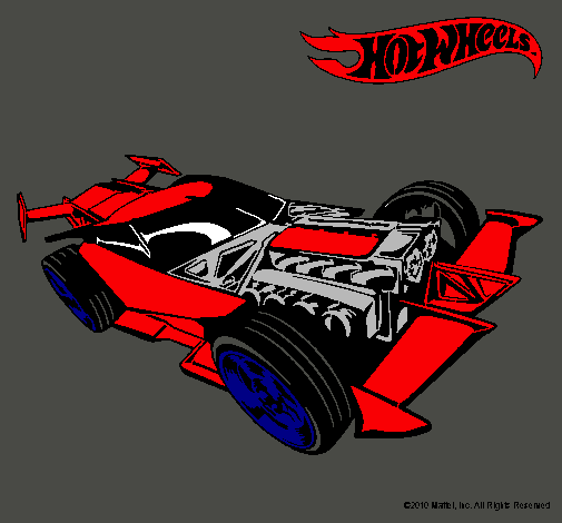 Dibujo Hot Wheels 9 pintado por elipro