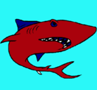 Dibujo Tiburón pintado por 5g4gh54g