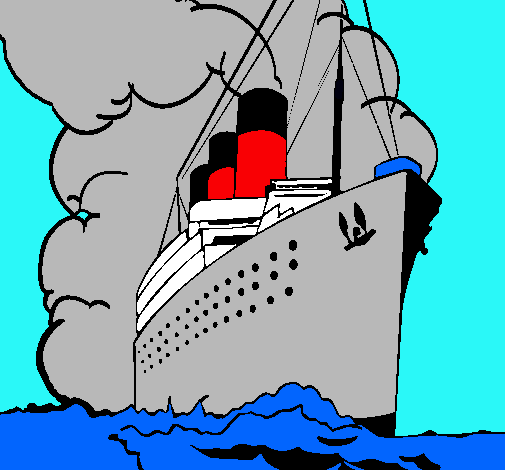 Dibujo Barco de vapor pintado por eduardo51
