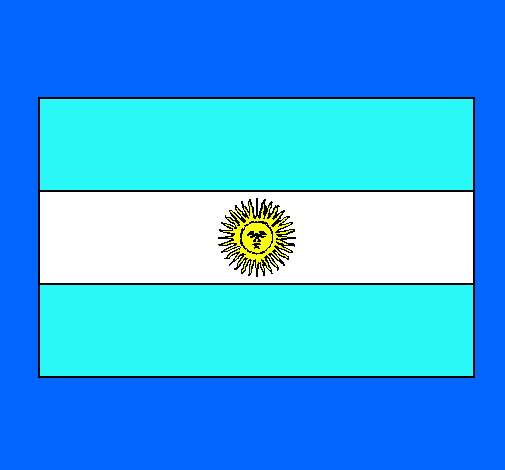 Dibujo Argentina pintado por Gbt32