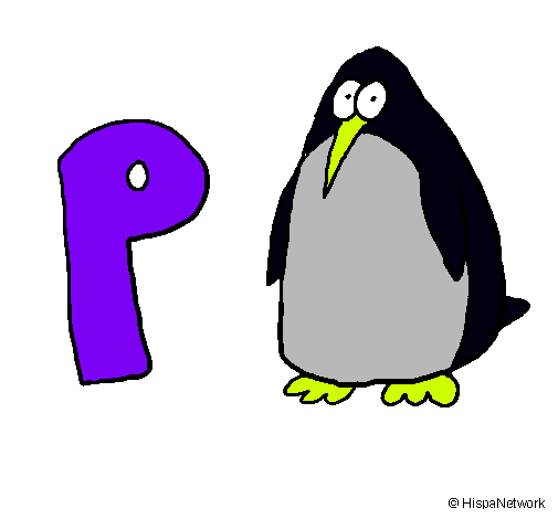 Dibujo Pingüino pintado por isabel2001