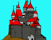Dibujo Castillo medieval pintado por oxidopaz_4