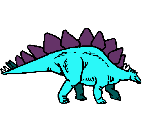 Dibujo Stegosaurus pintado por enrique1