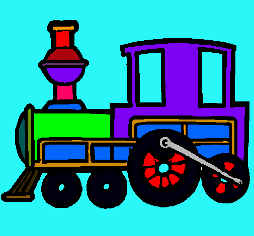 Dibujo Tren pintado por IVANCITO