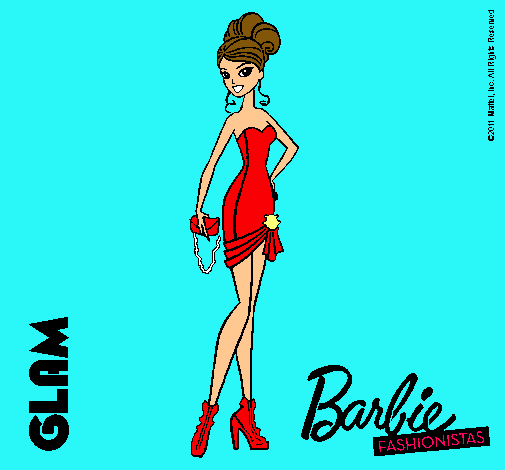 Dibujo Barbie Fashionista 5 pintado por marimela99