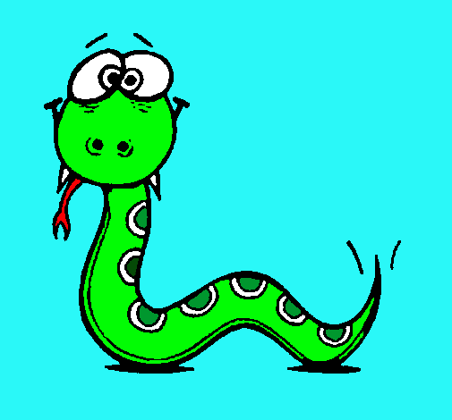 Dibujo Serpiente 3 pintado por ANTUUU