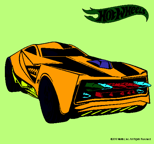 Dibujo Hot Wheels 12 pintado por LAUBEJAR