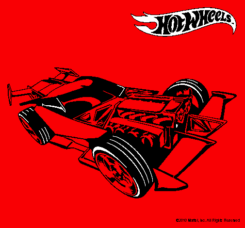 Dibujo Hot Wheels 9 pintado por natanael