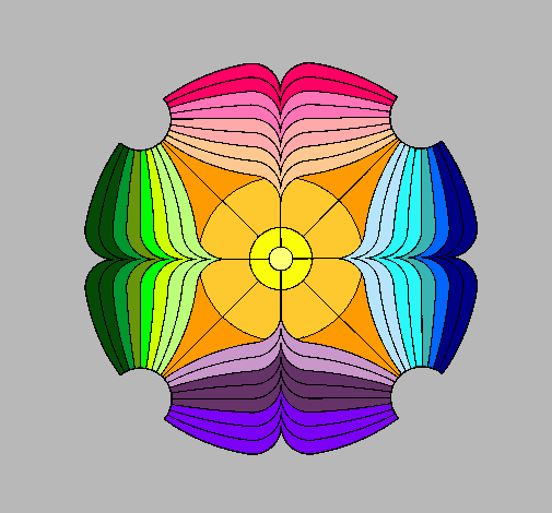 Dibujo Mandala 16 pintado por naira