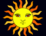 Dibujo Sol pintado por the-sun