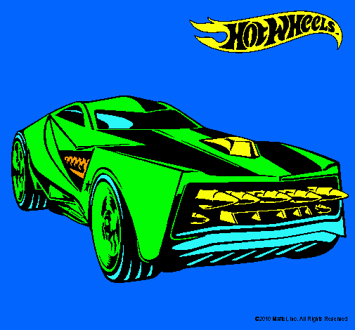 Dibujo Hot Wheels 12 pintado por galvez1