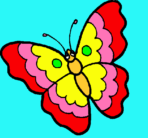 Dibujo Mariposa pintado por gabireina