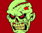 Dibujo Zombie pintado por maiispec