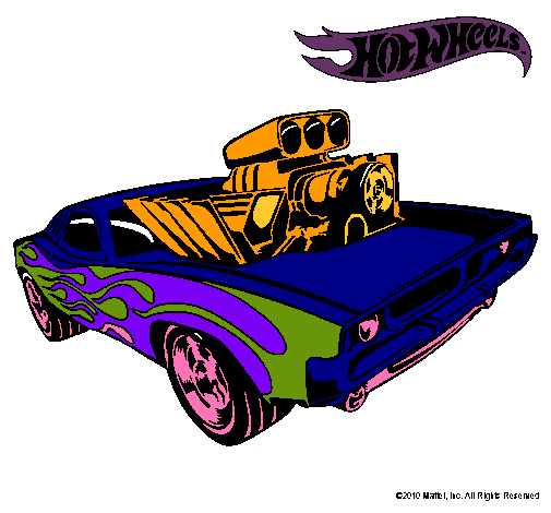 Dibujo Hot Wheels 11 pintado por meliverdun