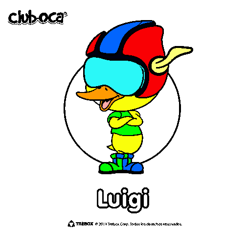 Dibujo Luigi pintado por arfa