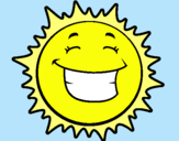 Dibujo Sol sonriendo pintado por sarramera