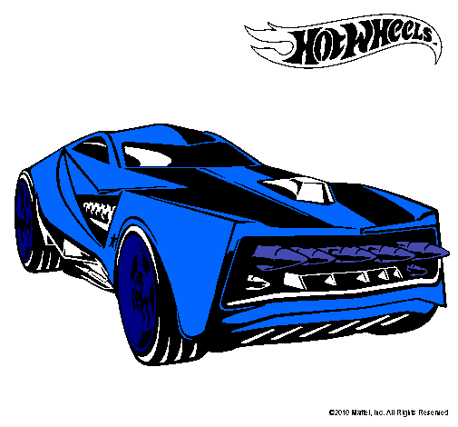 Dibujo Hot Wheels 12 pintado por saldivar