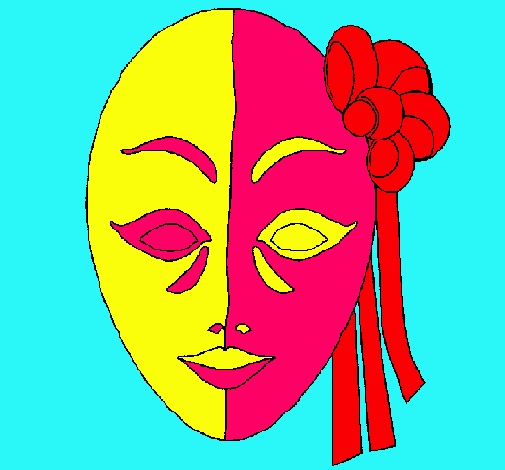Dibujo Máscara italiana pintado por valeyma