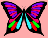 Dibujo Mariposa pintado por BAINA