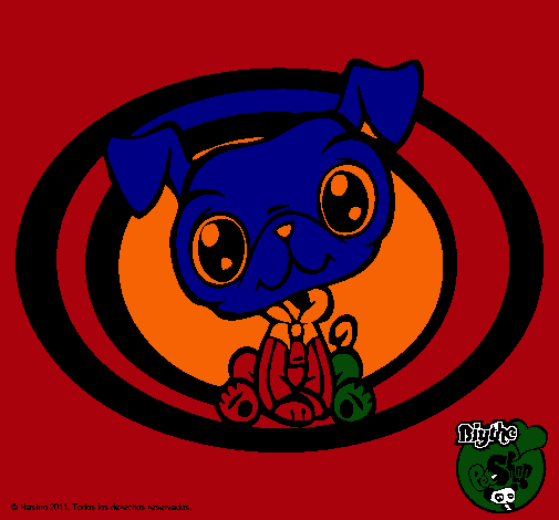 Dibujo Perrito Littlest Pet Shop pintado por DRDR