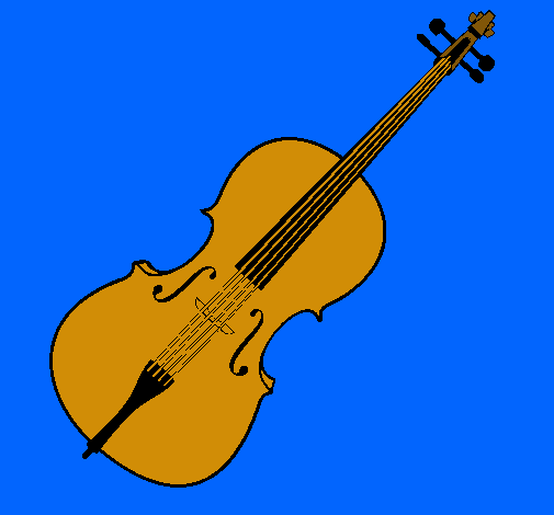 Dibujo Violín pintado por brais 