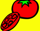Dibujo Tomate pintado por Belenovak