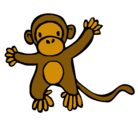 Dibujo Mono pintado por selilemo