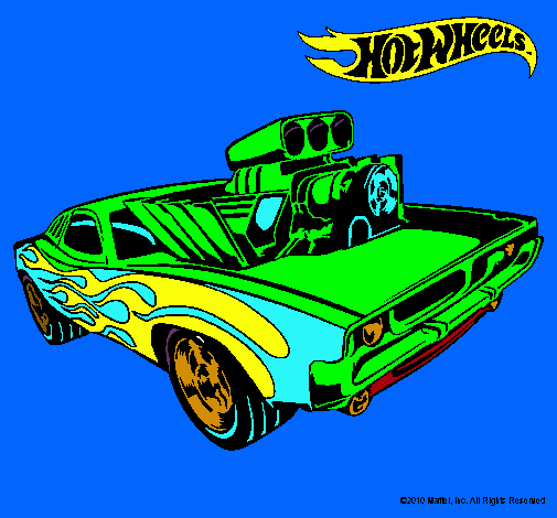 Dibujo Hot Wheels 11 pintado por galvez1