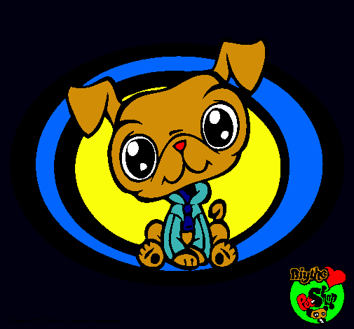 Dibujo Perrito Littlest Pet Shop pintado por Rauly