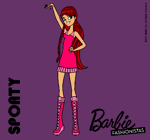 Dibujo Barbie Fashionista 4 pintado por gabrieliit