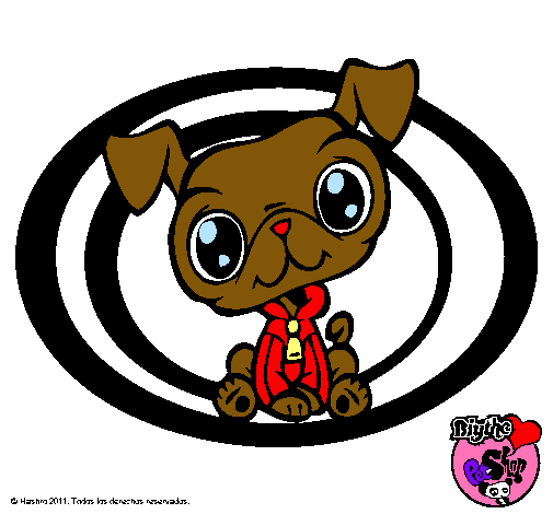 Dibujo Perrito Littlest Pet Shop pintado por marimela99