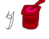 Dibujo Yogur pintado por pillo