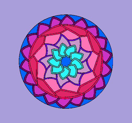 Dibujo Mandala 1 pintado por naira