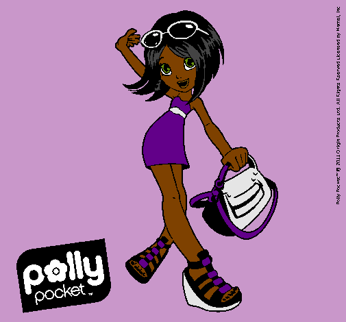 Dibujo Polly Pocket 12 pintado por mini-panda