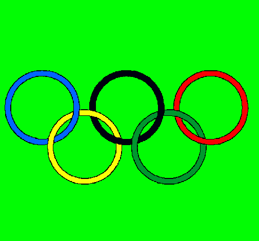 Dibujo Anillas de los juegos olimpícos pintado por eduardo51