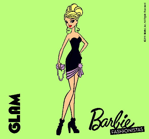 Dibujo Barbie Fashionista 5 pintado por Dilccy