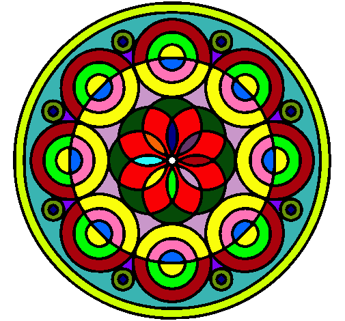 Dibujo Mandala 35 pintado por CHEMAVAREZ