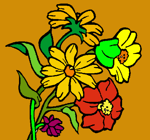 Dibujo Flores pintado por milgen