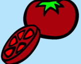 Dibujo Tomate pintado por gaelsote