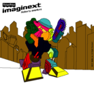 Dibujo Imaginext 4 pintado por nuyrtdsa