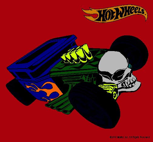 Dibujo Hot Wheels 8 pintado por LAUBEJAR