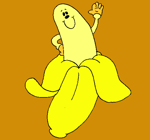 Dibujo Banana pintado por cristy43