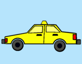 Dibujo Taxi pintado por porro