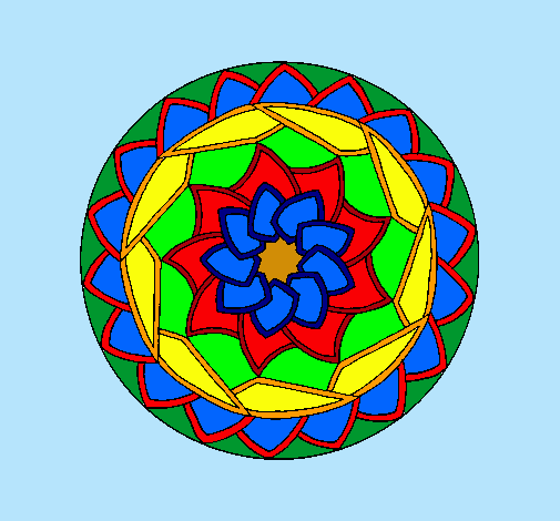 Dibujo Mandala 1 pintado por erneschiva