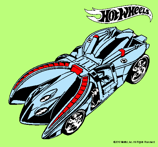 Dibujo Hot Wheels 7 pintado por cochazos