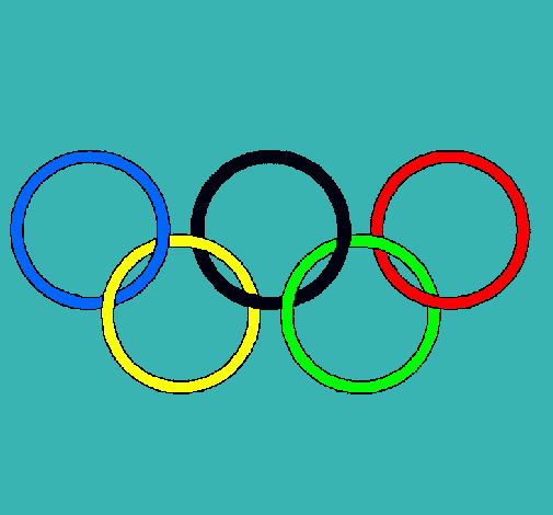 Dibujo Anillas de los juegos olimpícos pintado por Sol-Manya