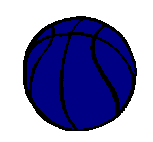 Dibujo Pelota de básquet pintado por jared200