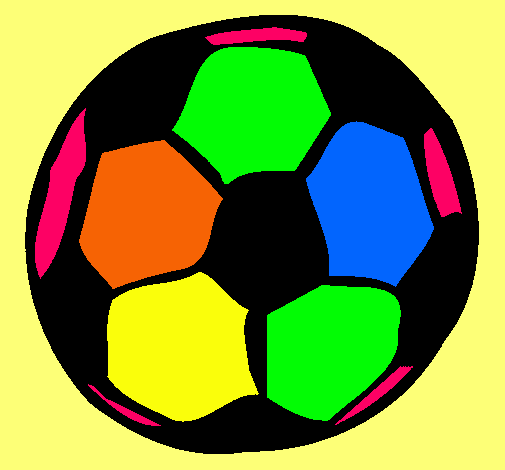 Dibujo Pelota de fútbol pintado por ivanamo